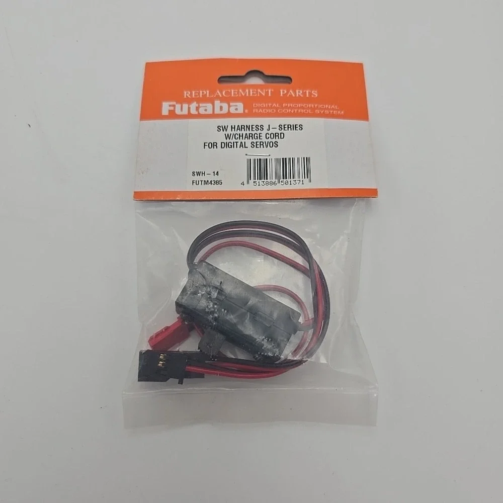 NOS Futaba FUTABA FUTM4385 SW HARNESS J-SERIES W/CHG CORD FOR DIGITAL SERVOS R/C